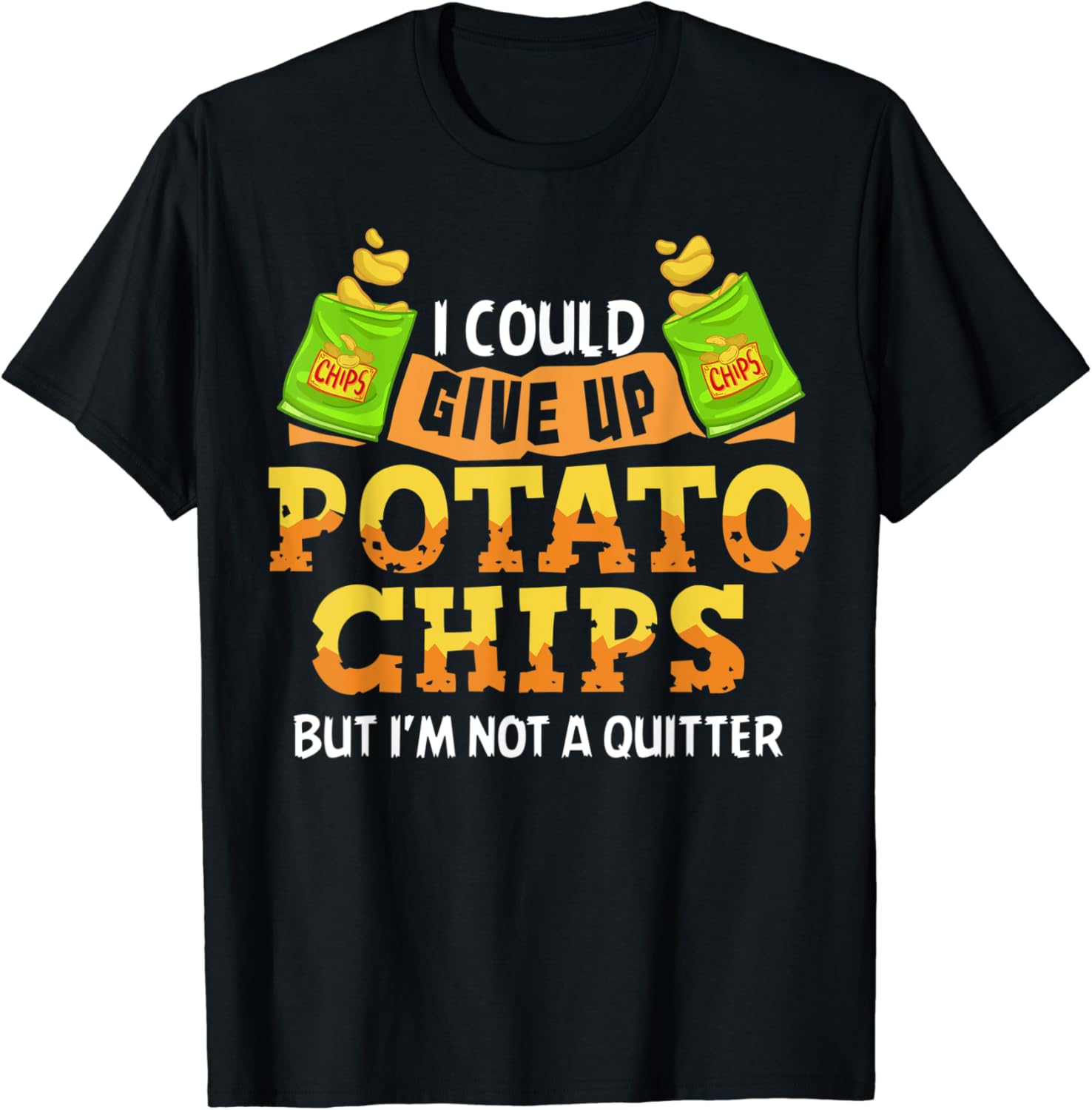 Chips Snacks Gift Snaccident Potato Chips TShirt